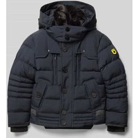 Wellensteyn Steppjacke mit Label-Detail Modell 'Starstream' in Marine, Größe 128 von Wellensteyn