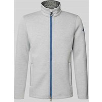 Wellensteyn Sweatjacke mit Logo-Stitching Modell 'TAMPER' in Hellgrau, Größe XXL von Wellensteyn