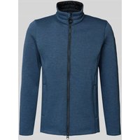 Wellensteyn Sweatjacke mit Logo-Stitching Modell 'TAMPER' in Jeansblau, Größe XXXL von Wellensteyn