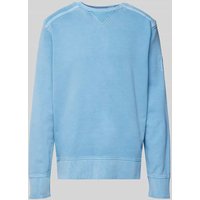 Wellensteyn Sweatshirt mit gerippten Abschlüssen in Hellblau, Größe S von Wellensteyn