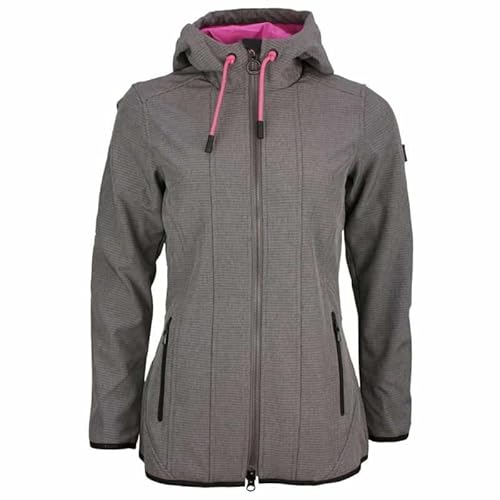 Wellensteyn YOGA YOGA-102 YogaAirTec Damen Übergangsjacke Softshell, Größe:XS, Farbe:Greystripe von Wellensteyn