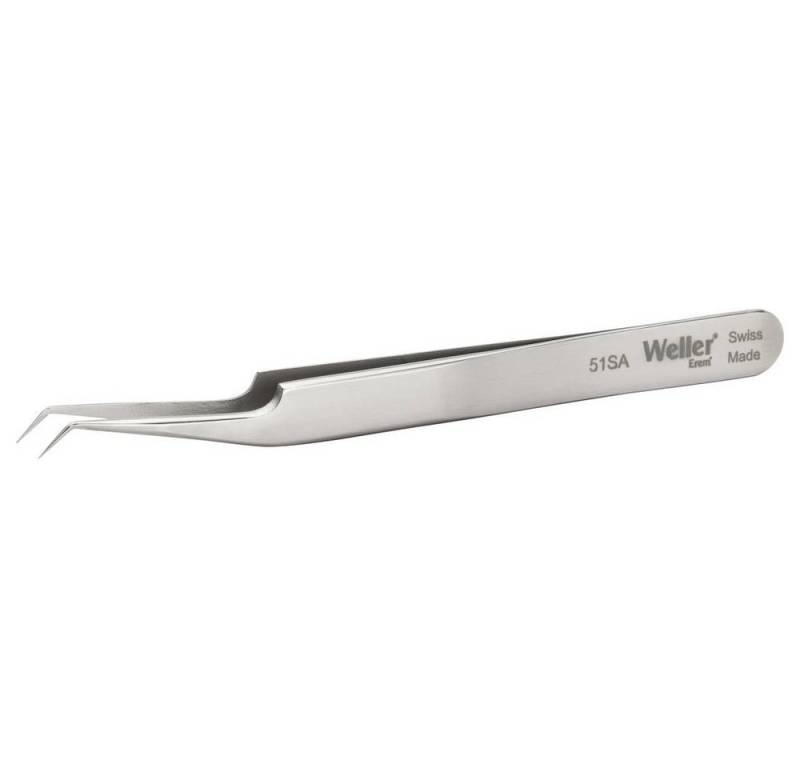 Weller Erem® Pinzette Präzisionspinzette mit sehr feinen Spitzen, abgewinkelt 30° 51SA von Weller Erem®