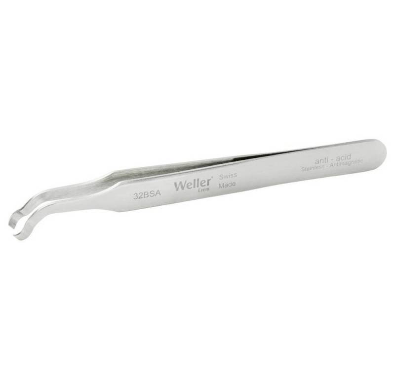 Weller Erem® Pinzette SMD-Pinzette abgewinkelt 45° mit runden Spitzen Ø 5 mm 32BSA von Weller Erem®
