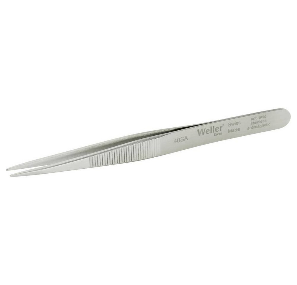 Weller Erem® Pinzette SMD-Pinzette mit runden Spitzen Ø 0.4 mm, geriffeltes 40SA von Weller Erem®