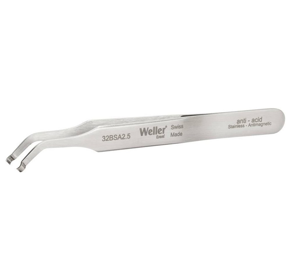 Weller Erem® Pinzette Weller Erem SMD-Pinzette abgewinkelt 45° mit runden Spitzen 32BSA25 von Weller Erem®