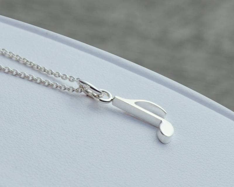 Musikkette Sterling Silber, Musiklehrer Geschenk, Klavierlehrer, Musikliebhaber Lehrer Geschenk von WellesleyRowJewelry