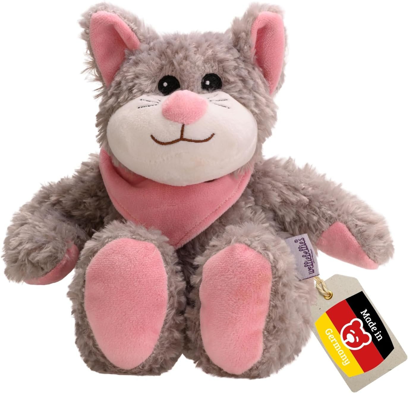 Welliebellies Wärmekissen welliebellies® Wärmetier Katze groß - Kuscheltier mit Wärmekissen von Welliebellies