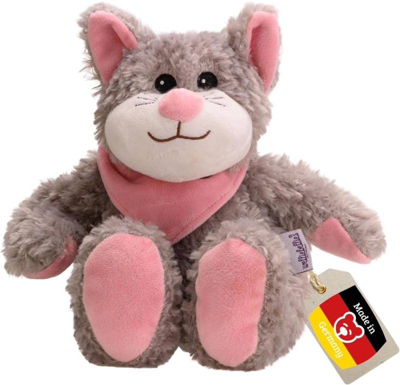 Welliebellies Wärmekissen welliebellies® Wärmetier Katze groß - Kuscheltier mit Wärmekissen von Welliebellies