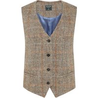 Wellington of Bilmore Damen-Anzugweste Lea aus Harris Tweed mit Fischgrätmuster in 42 von Wellington of Bilmore