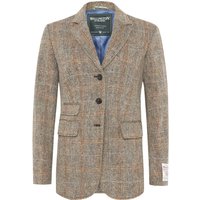 Wellington of Bilmore Damen-Blazer Carola aus Harris Tweed mit Fischgrät-Webmuster in 46 von Wellington of Bilmore