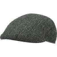 Wellington of Bilmore Gefütterte Schiebermütze Henry aus Harris Tweed in 56 von Wellington of Bilmore