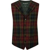 Wellington of Bilmore Harris Tweed Weste Wales mit Glencheck-Muster von Wellington of Bilmore