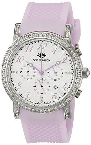 Wellington Damen-Armbanduhr Analog Silikon Amberley WN505-110A von Wellington