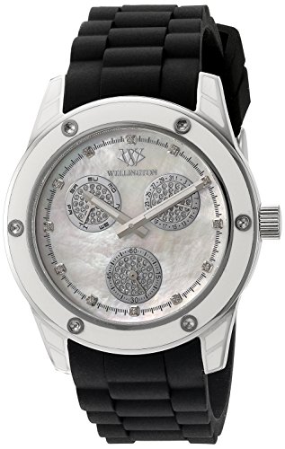 Wellington Damen-Armbanduhr Geraldine Analog Silikon WN506-182A von Wellington