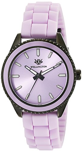 Wellington Damen-Armbanduhr Karamea Analog Silikon WN508-690B von Wellington