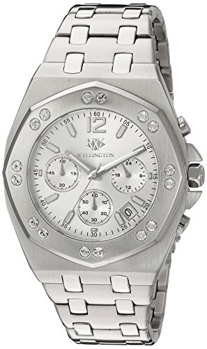 Wellington Herren-Armbanduhr XL Darfield Analog Edelstahl WN511-111 von Wellington