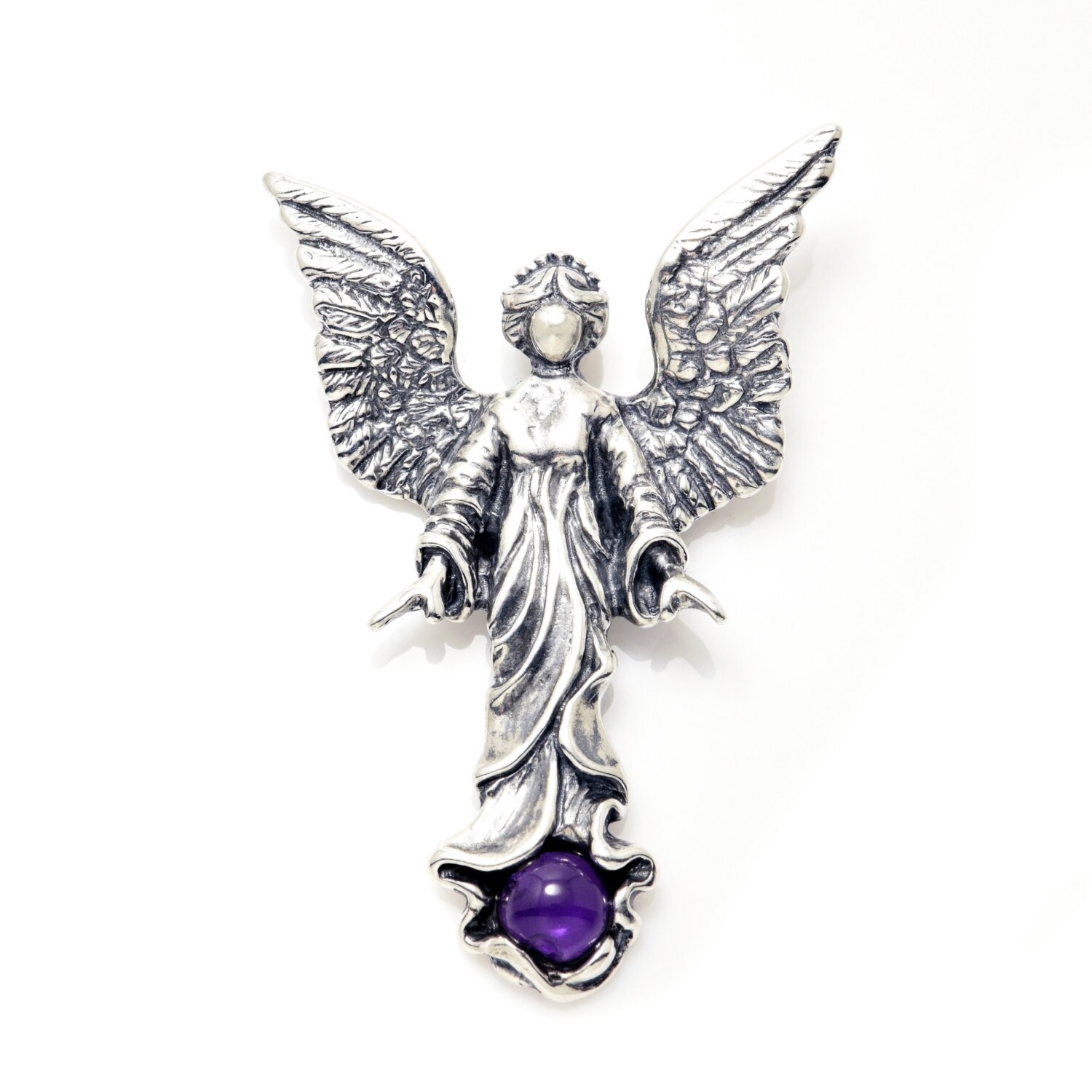 Engel Der Gnade Anhänger Sterling Silber Engel Der Gnade Anhänger Sterling Silber von WellstoneJewelry
