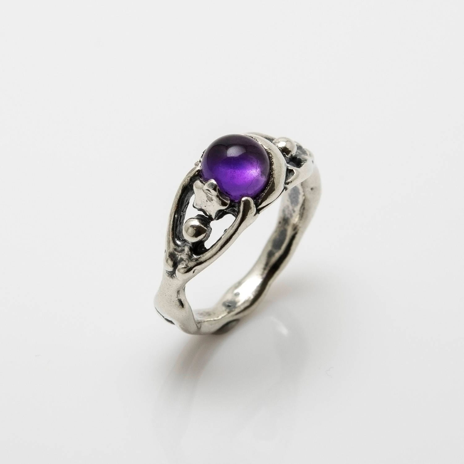 Mondtänzerin Göttin Ring in Sterling Silber Mondtänzerin Göttin Ring in Sterling Silber von WellstoneJewelry