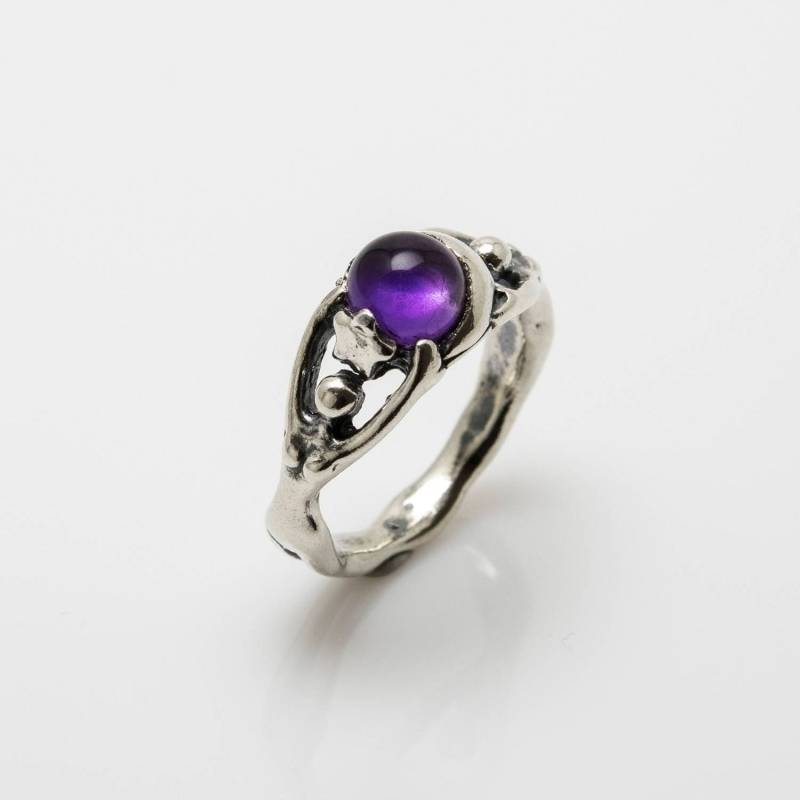 Mondtänzerin Göttin Ring in Sterling Silber von WellstoneJewelry