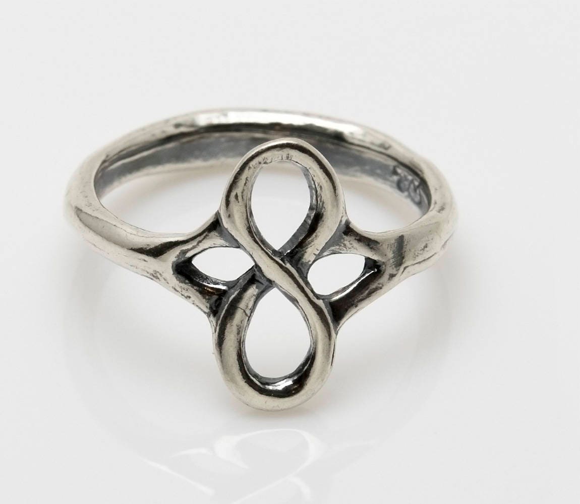 Unendlich Ring in Sterling Silber Unendlich Ring in Sterling Silber von WellstoneJewelry