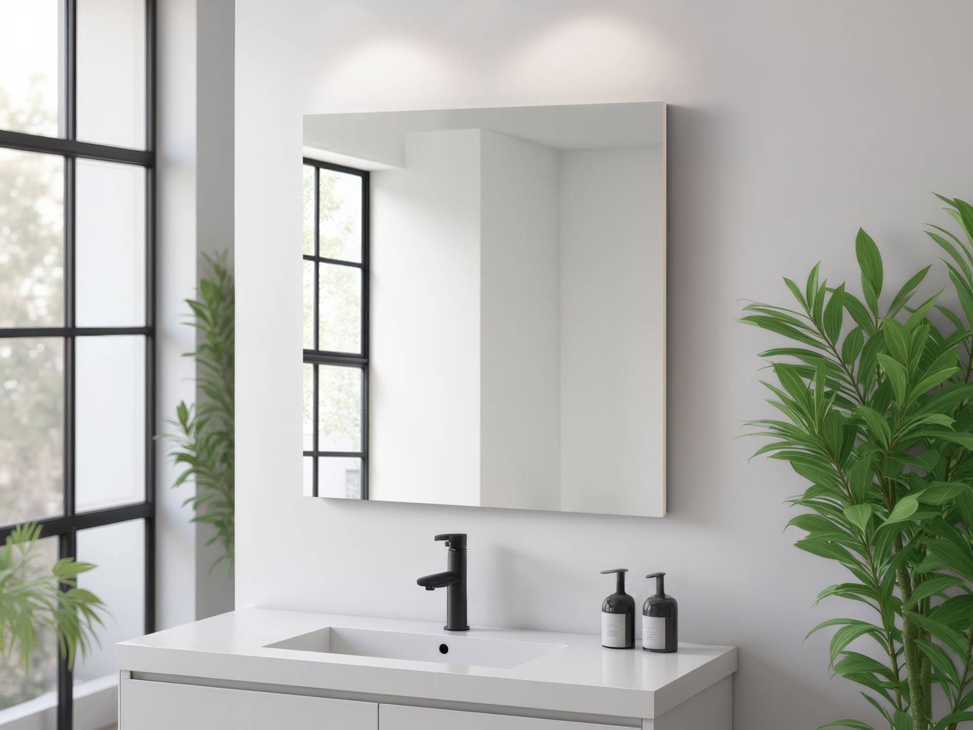 welltime Badspiegel "Florenz" in drei Breiten (60cm,80cm,100cm) von Welltime