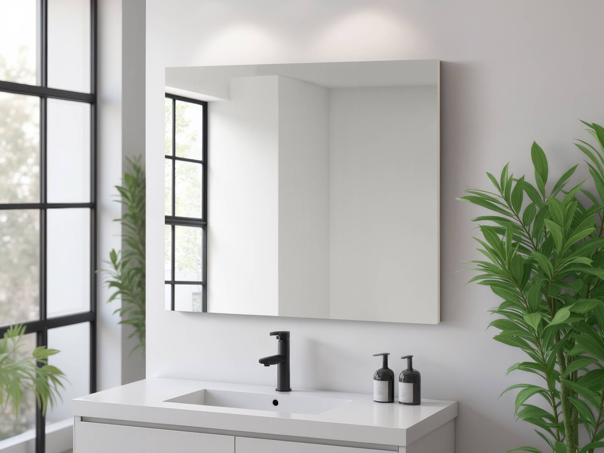 welltime Badspiegel "Florenz" in drei Breiten (60cm,80cm,100cm) von Welltime