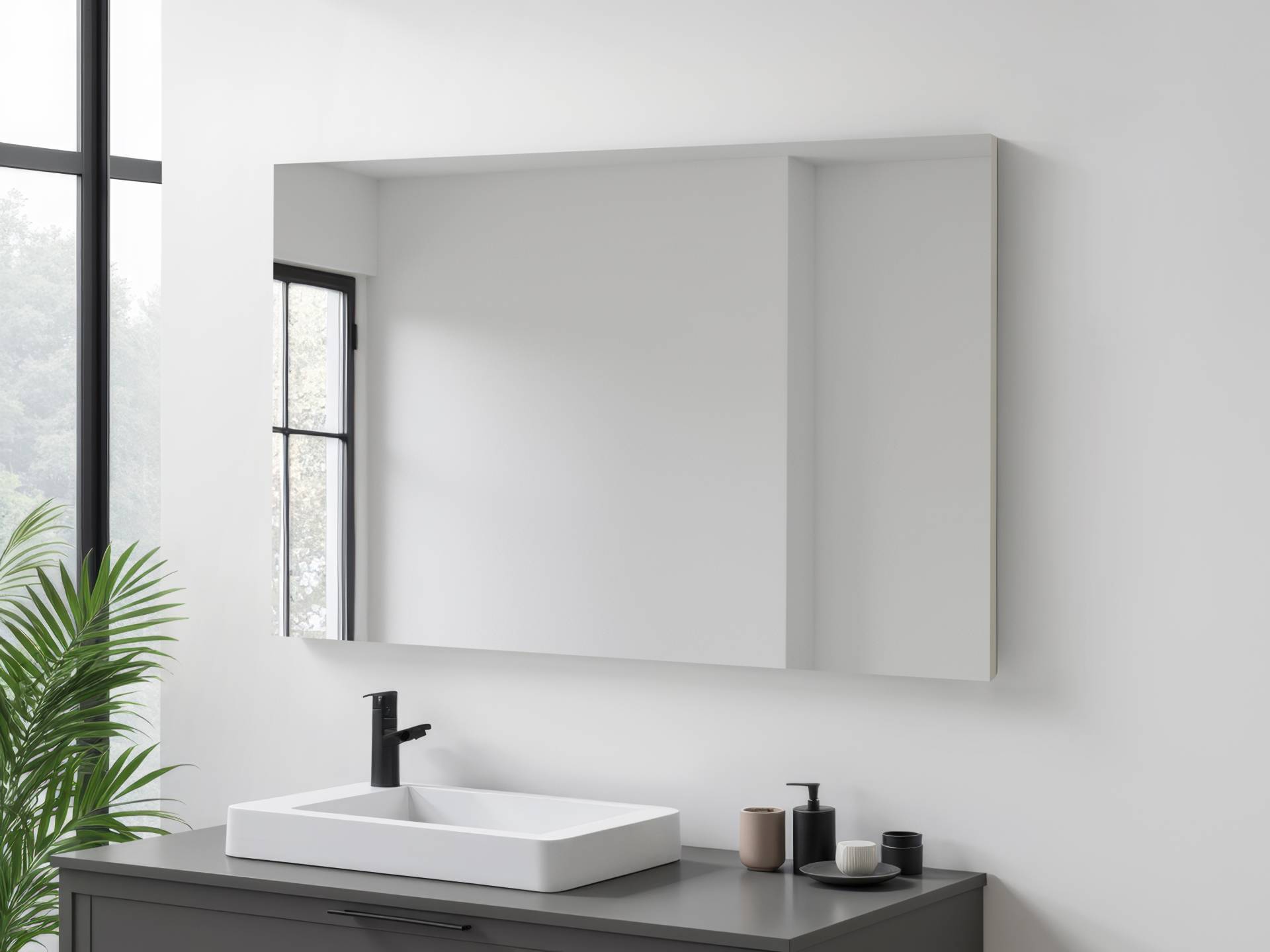 welltime Badspiegel "Florenz" in drei Breiten (60cm,80cm,100cm) von Welltime