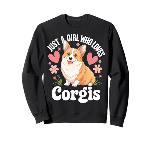 Corgi Mädchen Welsh Corgi Besitzerin Sweatshirt von Welsh Corgi Pembroke Kleidung