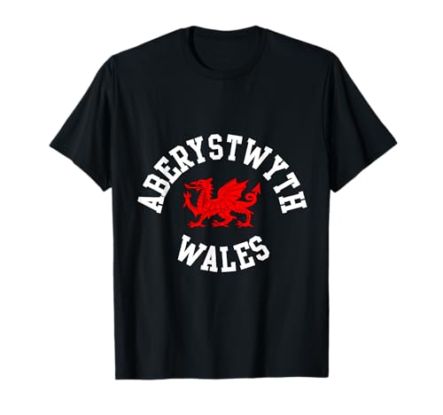 Aberystwyth Wales, walisischer Drache, geeignet für Kinder, Männer, Frauen T-Shirt Aberystwyth Wales, walisischer Drache, geeignet für Kinder, Männer, Frauen T-Shirt von Welsh Pride Welsh Dragon Gifts