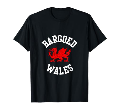 Bargoed Wales, walisischer Drache, geeignet für Kinder, Männer, Frauen T-Shirt von Welsh Pride Welsh Dragon Gifts