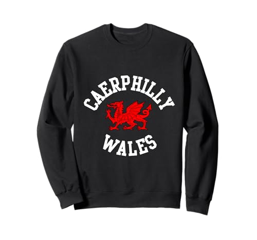 Caerphilly walisischer Drache, geeignet für Kinder, Männer, Frauen Sweatshirt von Welsh Pride Welsh Dragon Gifts