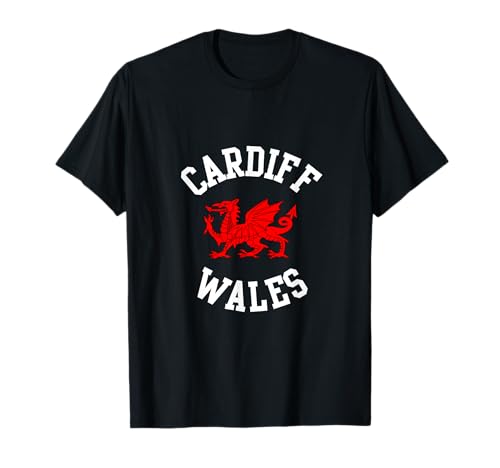 Cardiff Wales, walisischer Drache, geeignet für Kinder, Männer, Frauen T-Shirt Cardiff Wales, walisischer Drache, geeignet für Kinder, Männer, Frauen T-Shirt von Welsh Pride Welsh Dragon Gifts