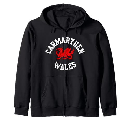 Carmarthen walisischer Drache, geeignet für Kinder, Männer, Frauen Kapuzenjacke Carmarthen walisischer Drache, geeignet für Kinder, Männer, Frauen Kapuzenjacke von Welsh Pride Welsh Dragon Gifts