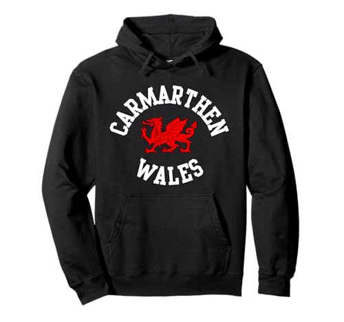 Carmarthen walisischer Drache, geeignet für Kinder, Männer, Frauen Pullover Hoodie von Welsh Pride Welsh Dragon Gifts