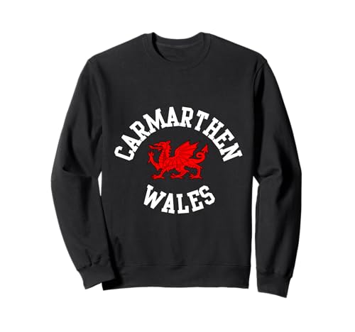 Carmarthen walisischer Drache, geeignet für Kinder, Männer, Frauen Sweatshirt von Welsh Pride Welsh Dragon Gifts