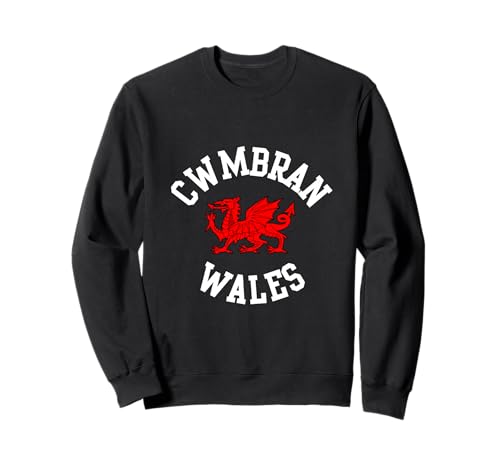 Cmwbran Wales-Drache, walisischer Drache, geeignet für Kinder, Männer, Frauen Sweatshirt von Welsh Pride Welsh Dragon Gifts