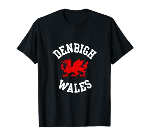 Denbigh Wales, walisischer Drache, geeignet für Kinder, Männer, Frauen T-Shirt Denbigh Wales, walisischer Drache, geeignet für Kinder, Männer, Frauen T-Shirt von Welsh Pride Welsh Dragon Gifts