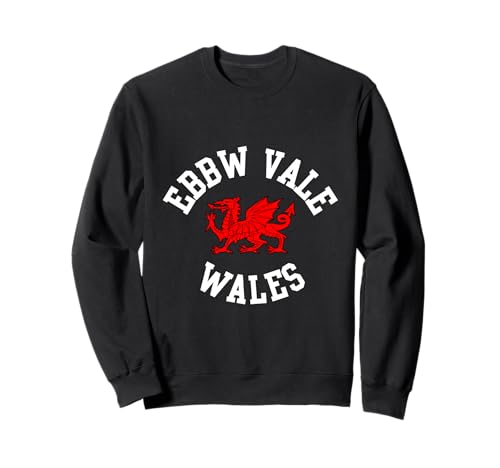 Ebbw Vale walisischer Drache, geeignet für Kinder, Männer, Frauen Sweatshirt von Welsh Pride Welsh Dragon Gifts