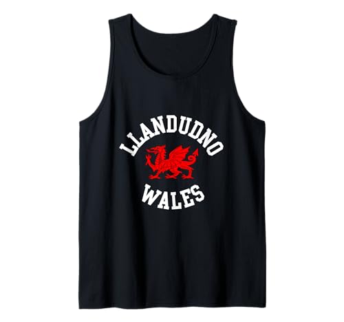 Llandudno Wales, walisischer Drache, geeignet für Kinder, Männer, Frauen Tank Top Llandudno Wales, walisischer Drache, geeignet für Kinder, Männer, Frauen Tank Top von Welsh Pride Welsh Dragon Gifts