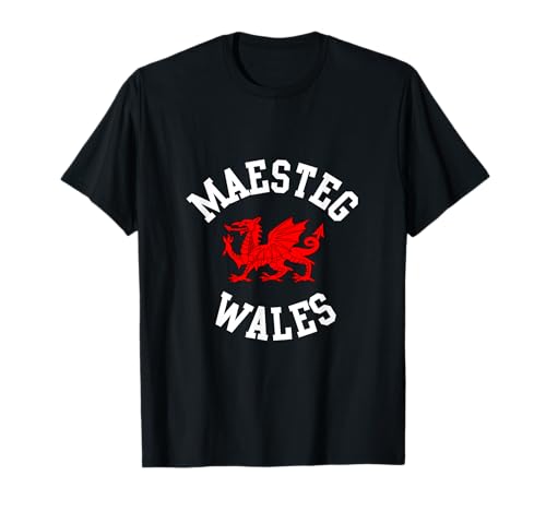 Maesteg Wales-Drache, walisischer Drache, geeignet für Kinder, Männer, Frauen T-Shirt Maesteg Wales-Drache, walisischer Drache, geeignet für Kinder, Männer, Frauen T-Shirt von Welsh Pride Welsh Dragon Gifts