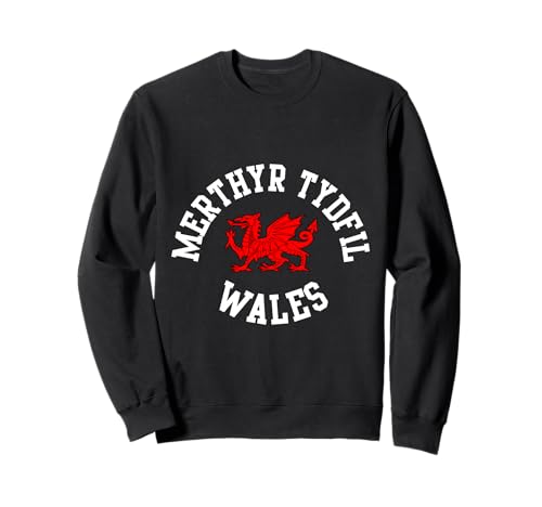 Merthyr Tydfil walisischer Drache, geeignet für Kinder, Männer, Frauen Sweatshirt Merthyr Tydfil walisischer Drache, geeignet für Kinder, Männer, Frauen Sweatshirt von Welsh Pride Welsh Dragon Gifts