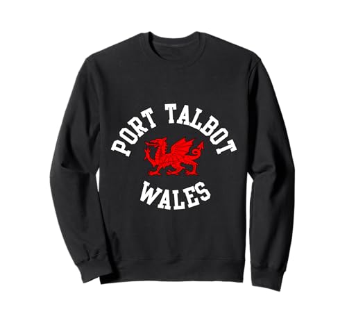 Port Talbot walisischer Drache, geeignet für Kinder, Männer, Frauen Sweatshirt Port Talbot walisischer Drache, geeignet für Kinder, Männer, Frauen Sweatshirt von Welsh Pride Welsh Dragon Gifts