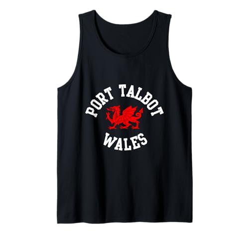 Port Talbot walisischer Drache, geeignet für Kinder, Männer, Frauen Tank Top von Welsh Pride Welsh Dragon Gifts