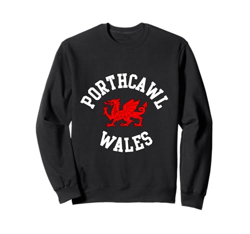 Porthcawl Wales-Drache, walisischer Drache, geeignet für Kinder, Männer, Frauen Sweatshirt von Welsh Pride Welsh Dragon Gifts