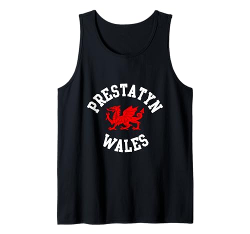 Prestatyn Wales, walisischer Drache, geeignet für Kinder, Männer, Frauen Tank Top Prestatyn Wales, walisischer Drache, geeignet für Kinder, Männer, Frauen Tank Top von Welsh Pride Welsh Dragon Gifts