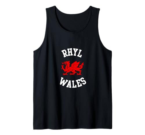 RHYL Wales, walisischer Drache, geeignet für Kinder, Männer, Frauen Tank Top RHYL Wales, walisischer Drache, geeignet für Kinder, Männer, Frauen Tank Top von Welsh Pride Welsh Dragon Gifts