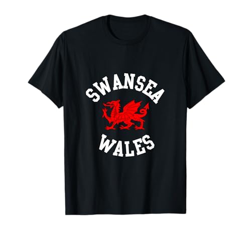 Swansea Wales, walisischer Drache, geeignet für Kinder, Männer, Frauen T-Shirt Swansea Wales, walisischer Drache, geeignet für Kinder, Männer, Frauen T-Shirt von Welsh Pride Welsh Dragon Gifts