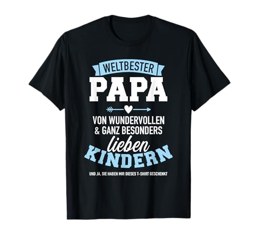 Bester Papa Vater liebe Kinder lustiger Spruch Geschenk T-Shirt Bester Papa Vater liebe Kinder lustiger Spruch Geschenk T-Shirt von Weltbester Papa Geschenke