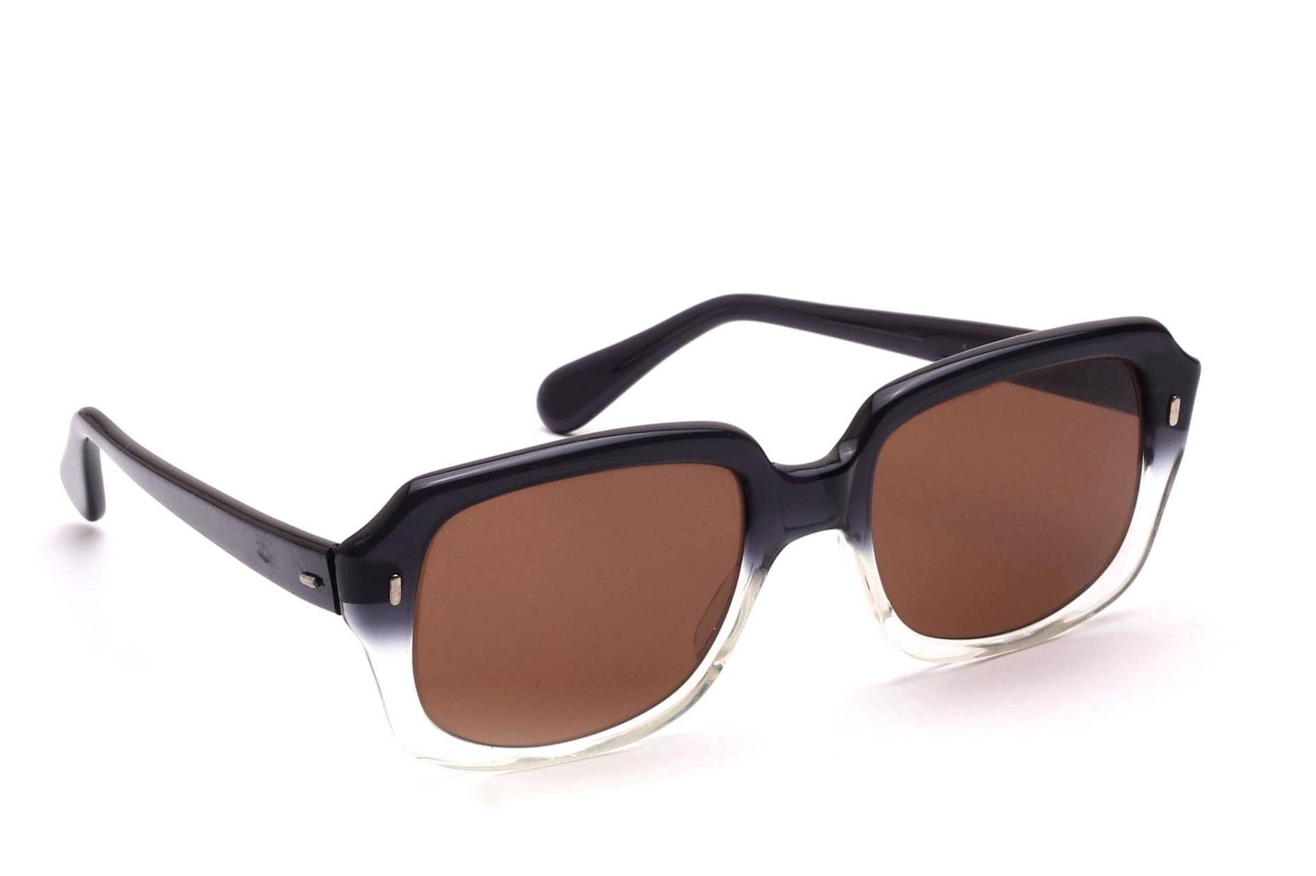 70Er Jahre Vintage Sonnenbrille Damen Herren Blau Kristall Eckig Acetat Nigura Mod. Contakt Fashion Mode Style Beach Nos #06/25 von Weltderbrille