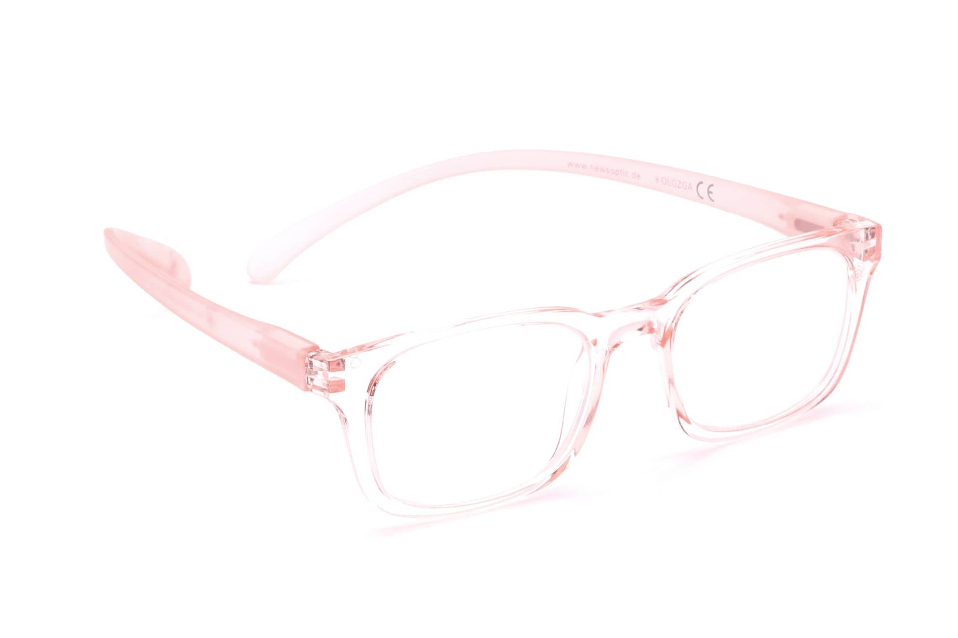 Klammeraffe Lesebrille 11 Neckholder Pearl Rose Damen Flexbügel 1.00 Bis 3.50 Mit Etui Neu Sale von Weltderbrille
